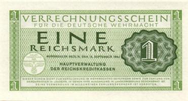Német 3. Birodalom / Német Véderő(Wehrmacht) katonai pénze 1944. 1RM(10x) T:I