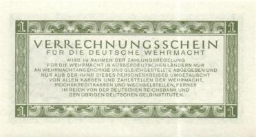 Német 3. Birodalom / Német Véderő(Wehrmacht) katonai pénze 1944. 1RM(10x) T:I