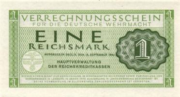 Német 3. Birodalom / Német Véderő(Wehrmacht) katonai pénze 1944. 1RM(10x) T:I