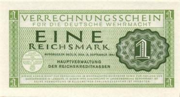 Német 3. Birodalom / Német Véderő(Wehrmacht) katonai pénze 1944. 1RM(10x) T:I