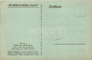 Er suchte den Frieden und fand ihn in Gott. Grossösterreichische Jugend Bildfolge 9. Kaiser und Köni...