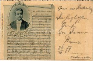 1899 (Vorläufer) Raoul Koczalski lengyel zongorista és zeneszerző / Polish pianist and composer. Fritz Fiedler