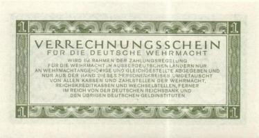 Német 3. Birodalom / Német Véderő(Wehrmacht) katonai pénze 1944. 1RM(10x) T:I