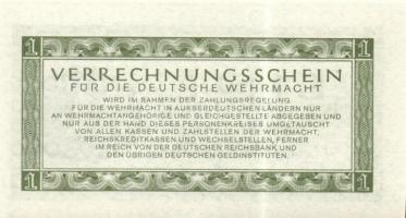 Német 3. Birodalom / Német Véderő(Wehrmacht) katonai pénze 1944. 1RM(10x) T:I