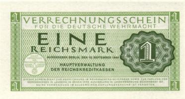 Német 3. Birodalom / Német Véderő(Wehrmacht) katonai pénze 1944. 1RM(10x) T:I
