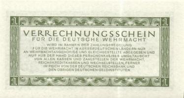 Német 3. Birodalom / Német Véderő(Wehrmacht) katonai pénze 1944. 1RM(10x) T:I