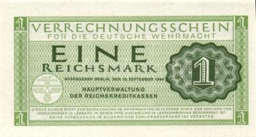 Német 3. Birodalom / Német Véderő(Wehrmacht) katonai pénze 1944. 1RM(10x) T:I