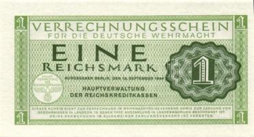 Német 3. Birodalom / Német Véderő(Wehrmacht) katonai pénze 1944. 1RM(10x) T:I