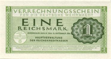 Német 3. Birodalom / Német Véderő(Wehrmacht) katonai pénze 1944. 1RM(10x) T:I