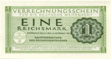 Német 3. Birodalom / Német Véderő(Wehrmacht) katonai pénze 1944. 1RM(10x) T:I