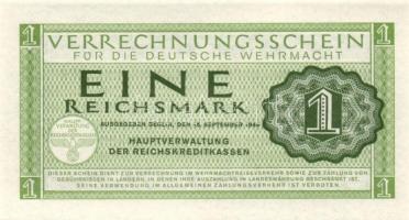 Német 3. Birodalom / Német Véderő(Wehrmacht) katonai pénze 1944. 1RM(10x) T:I