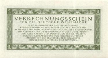 Német 3. Birodalom / Német Véderő(Wehrmacht) katonai pénze 1944. 1RM(10x) T:I