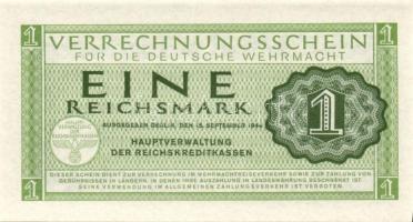 Német 3. Birodalom / Német Véderő(Wehrmacht) katonai pénze 1944. 1RM(10x) T:I