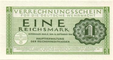 Német 3. Birodalom / Német Véderő(Wehrmacht) katonai pénze 1944. 1RM(10x) T:I