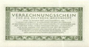 Német 3. Birodalom / Német Véderő(Wehrmacht) katonai pénze 1944. 1RM(10x) T:I