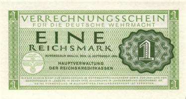 Német 3. Birodalom / Német Véderő(Wehrmacht) katonai pénze 1944. 1RM(10x) T:I