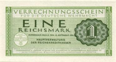 Német 3. Birodalom / Német Véderő(Wehrmacht) katonai pénze 1944. 1RM(10x) T:I