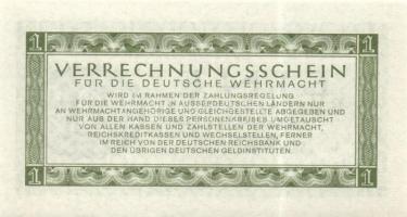 Német 3. Birodalom / Német Véderő(Wehrmacht) katonai pénze 1944. 1RM(10x) T:I