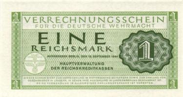 Német 3. Birodalom / Német Véderő(Wehrmacht) katonai pénze 1944. 1RM(10x) T:I