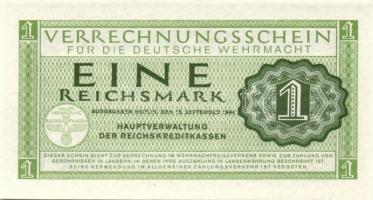 Német 3. Birodalom / Német Véderő(Wehrmacht) katonai pénze 1944. 1RM(10x) T:I