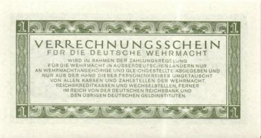 Német 3. Birodalom / Német Véderő(Wehrmacht) katonai pénze 1944. 1RM(10x) T:I