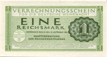 Német 3. Birodalom / Német Véderő(Wehrmacht) katonai pénze 1944. 1RM(10x) T:I