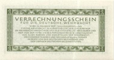 Német 3. Birodalom / Német Véderő(Wehrmacht) katonai pénze 1944. 1RM(10x) T:I