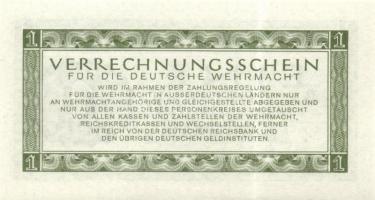 Német 3. Birodalom / Német Véderő(Wehrmacht) katonai pénze 1944. 1RM(10x) T:I