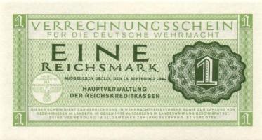 Német 3. Birodalom / Német Véderő(Wehrmacht) katonai pénze 1944. 1RM(10x) T:I