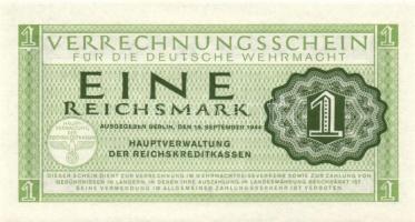 Német 3. Birodalom / Német Véderő(Wehrmacht) katonai pénze 1944. 1RM(10x) T:I