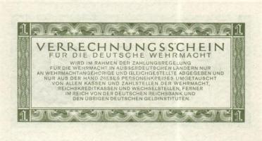 Német 3. Birodalom / Német Véderő(Wehrmacht) katonai pénze 1944. 1RM(10x) T:I