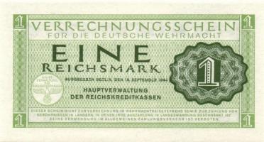 Német 3. Birodalom / Német Véderő(Wehrmacht) katonai pénze 1944. 1RM(10x) T:I