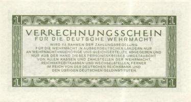 Német 3. Birodalom / Német Véderő(Wehrmacht) katonai pénze 1944. 1RM(10x) T:I