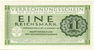 Német 3. Birodalom / Német Véderő(Wehrmacht) katonai pénze 1944. 1RM(10x) T:I