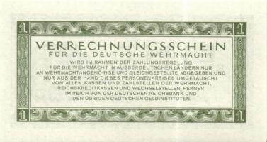 Német 3. Birodalom / Német Véderő(Wehrmacht) katonai pénze 1944. 1RM(10x) T:I