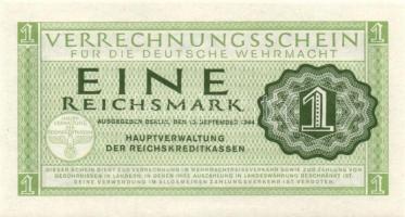 Német 3. Birodalom / Német Véderő(Wehrmacht) katonai pénze 1944. 1RM(10x) T:I