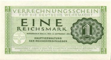 Német 3. Birodalom / Német Véderő(Wehrmacht) katonai pénze 1944. 1RM(10x) T:I