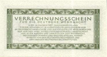 Német 3. Birodalom / Német Véderő(Wehrmacht) katonai pénze 1944. 1RM(10x) T:I