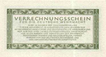 Német 3. Birodalom / Német Véderő(Wehrmacht) katonai pénze 1944. 1RM(10x) T:I