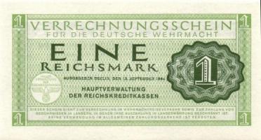 Német 3. Birodalom / Német Véderő(Wehrmacht) katonai pénze 1944. 1RM(10x) T:I