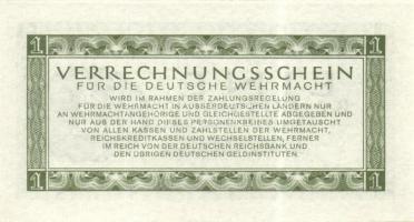 Német 3. Birodalom / Német Véderő(Wehrmacht) katonai pénze 1944. 1RM(10x) T:I