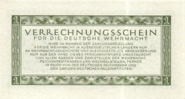 Német 3. Birodalom / Német Véderő(Wehrmacht) katonai pénze 1944. 1RM(10x) T:I