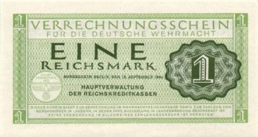 Német 3. Birodalom / Német Véderő(Wehrmacht) katonai pénze 1944. 1RM(10x) T:I