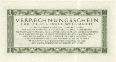 Német 3. Birodalom / Német Véderő(Wehrmacht) katonai pénze 1944. 1RM(10x) T:I