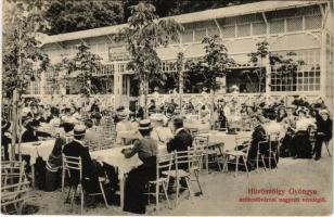 1909 Budapest II. Márth Mihály Hűvösvölgy Gyöngye székesfővárosi nagyréti vendéglő kerthelyisége