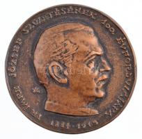 Madarassy Walter (1909-1994) 1984. "Dr. Imre József születésének 100. évfordulójára 1884-1945 / 75 éves a Szemklinika" kétoldalas Br emlékérem (~86,5mm) T:2 patina Hungary 1984. "The 100th Anniversary of Dr. József Imre's Birth 1884-1945 / The 75th Anniversary of the Eye Clinic" two-sided Br commemorative medallion. Sign.:Walter Madarassy (1909-1994) (~86,5mm) C:XF patina