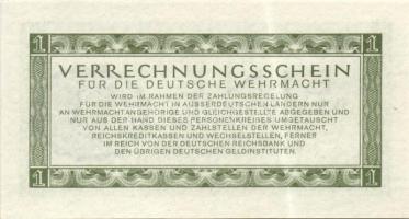 Német 3. Birodalom / Német Véderő(Wehrmacht) katonai pénze 1944. 1RM(10x) T:I