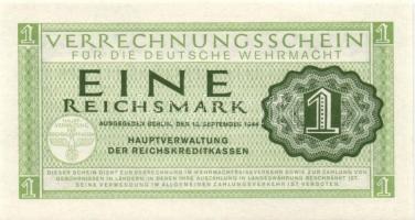 Német 3. Birodalom / Német Véderő(Wehrmacht) katonai pénze 1944. 1RM(10x) T:I