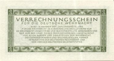 Német 3. Birodalom / Német Véderő(Wehrmacht) katonai pénze 1944. 1RM(10x) T:I