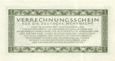 Német 3. Birodalom / Német Véderő(Wehrmacht) katonai pénze 1944. 1RM(10x) T:I